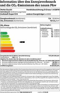 Suzuki SX4 S-Cross 1.4 EDITION Hybrid+Garantie+CarPlay+LED+